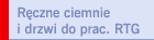 R�czne ciemnie i drzwi do pracowni RTG